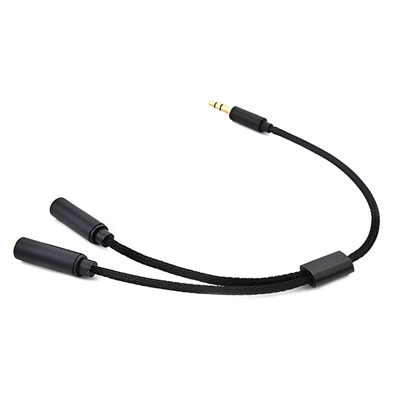 3.5mm Audio Splitter Y Jack 1  - Audio Splitter Y avaliação e preço