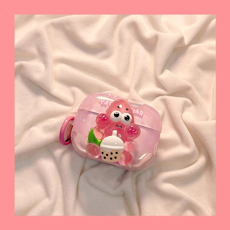 Cute SpongeBob 3D Protective C - Earbuds Charging Case avaliação e preço