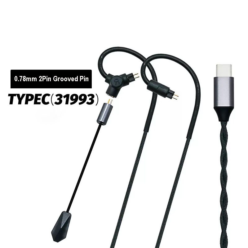 0.78 QDC MMCX Gaming Earphone  - Usb C Earphone avaliação e preço