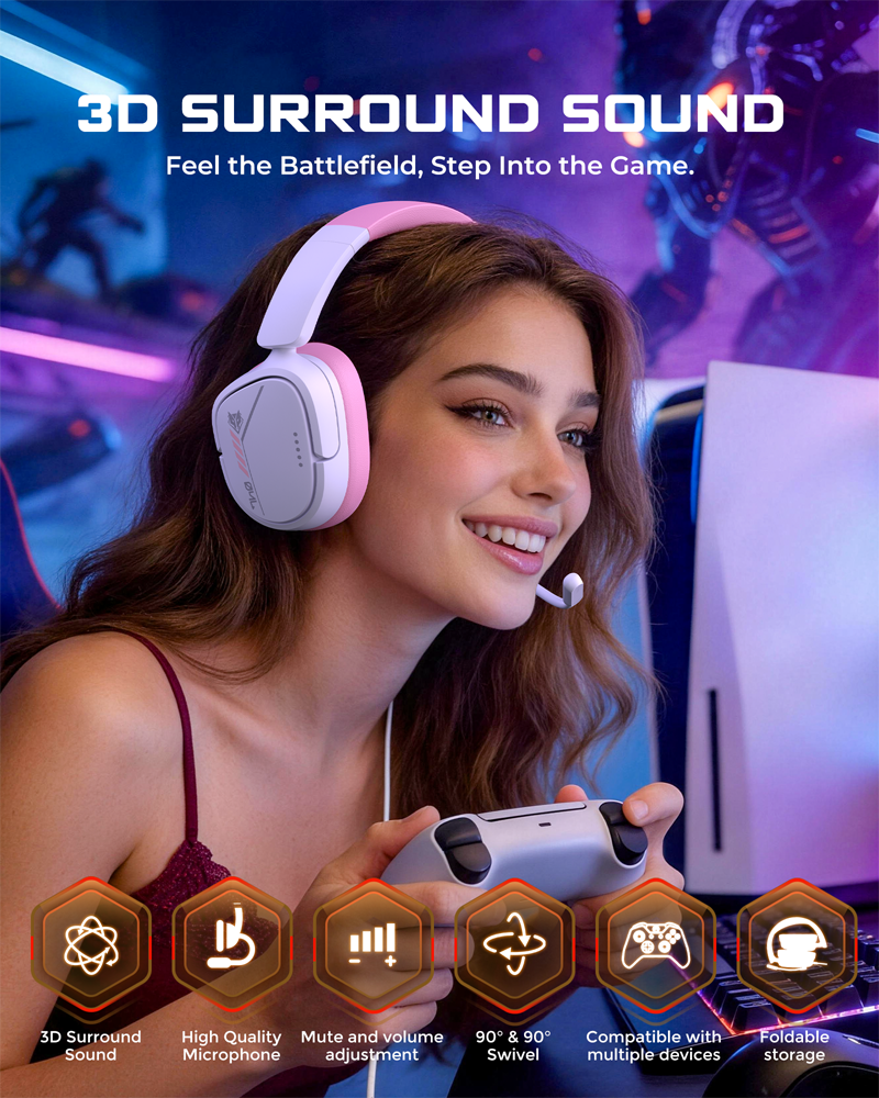 NUBWO HG04L Gaming Headset for - Gaming Headset Rgb avaliação e preço