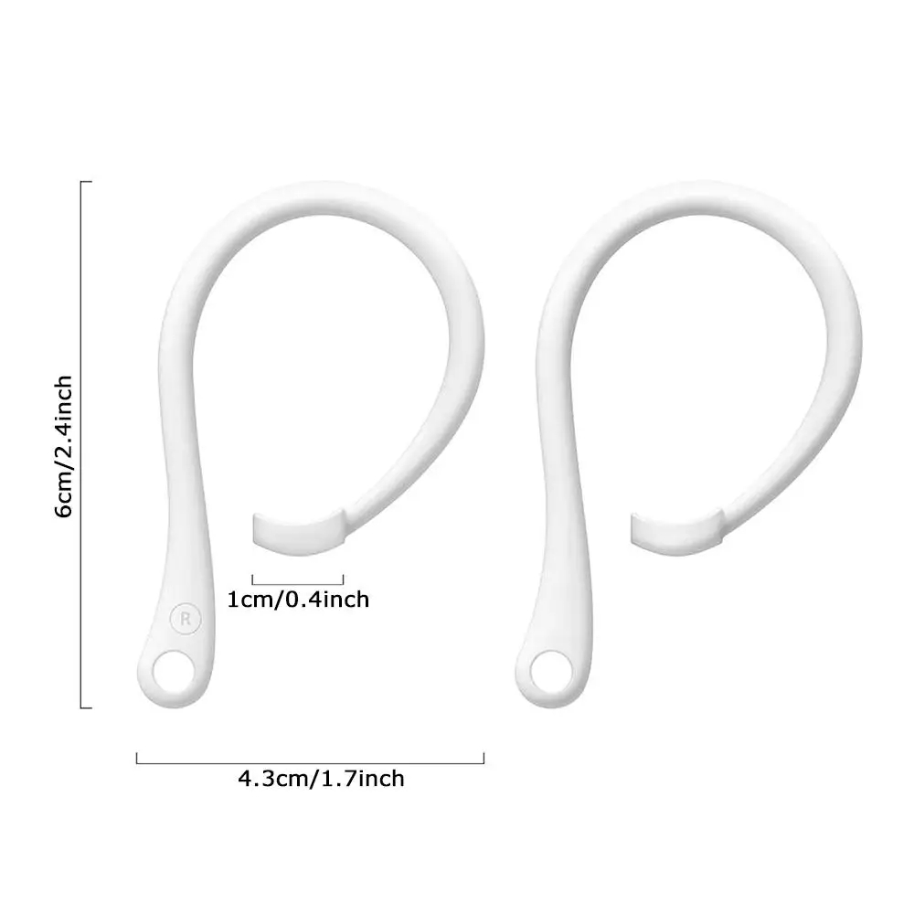 1 Pairs Anti-lost Earhooks for - Sports Earphone Hook avaliação e preço
